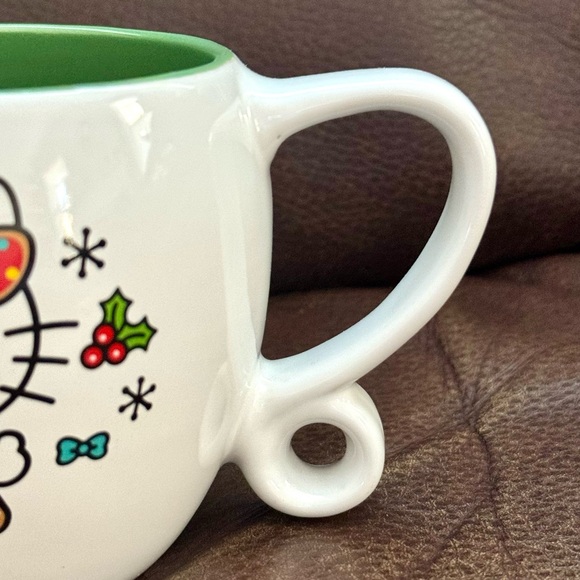 Hello Kitty in Gingerbread Dress 15.9oz Ceramic Christmas Mug - Picture 3 of 9